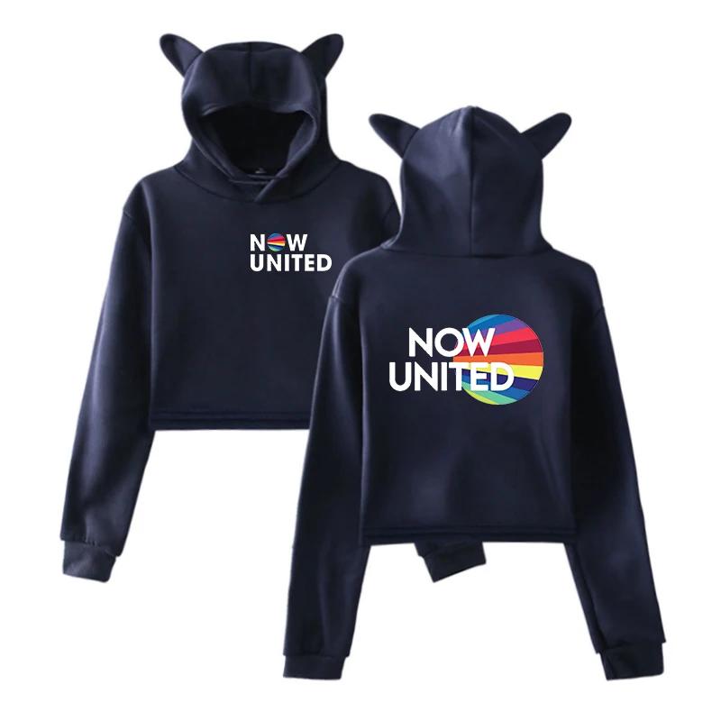 Now United Hoodie Sweatshirt UN     Ǯ ҳ  ڸ Top Pink 2022 Now United - Better Album
